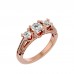 Pleasantry Round Solitaire Engagement Ring For Woman