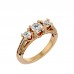 Pleasantry Round Solitaire Engagement Ring For Woman