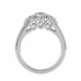Wiltshire Round & Princess Cut Diamond Engagement Ring For Her