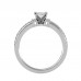 Smiths Round Cut Natural Diamonds Engagement Ring For Her