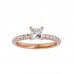 The Royalties Princess Cut Moissanite Diamond Engagement Ring For Her