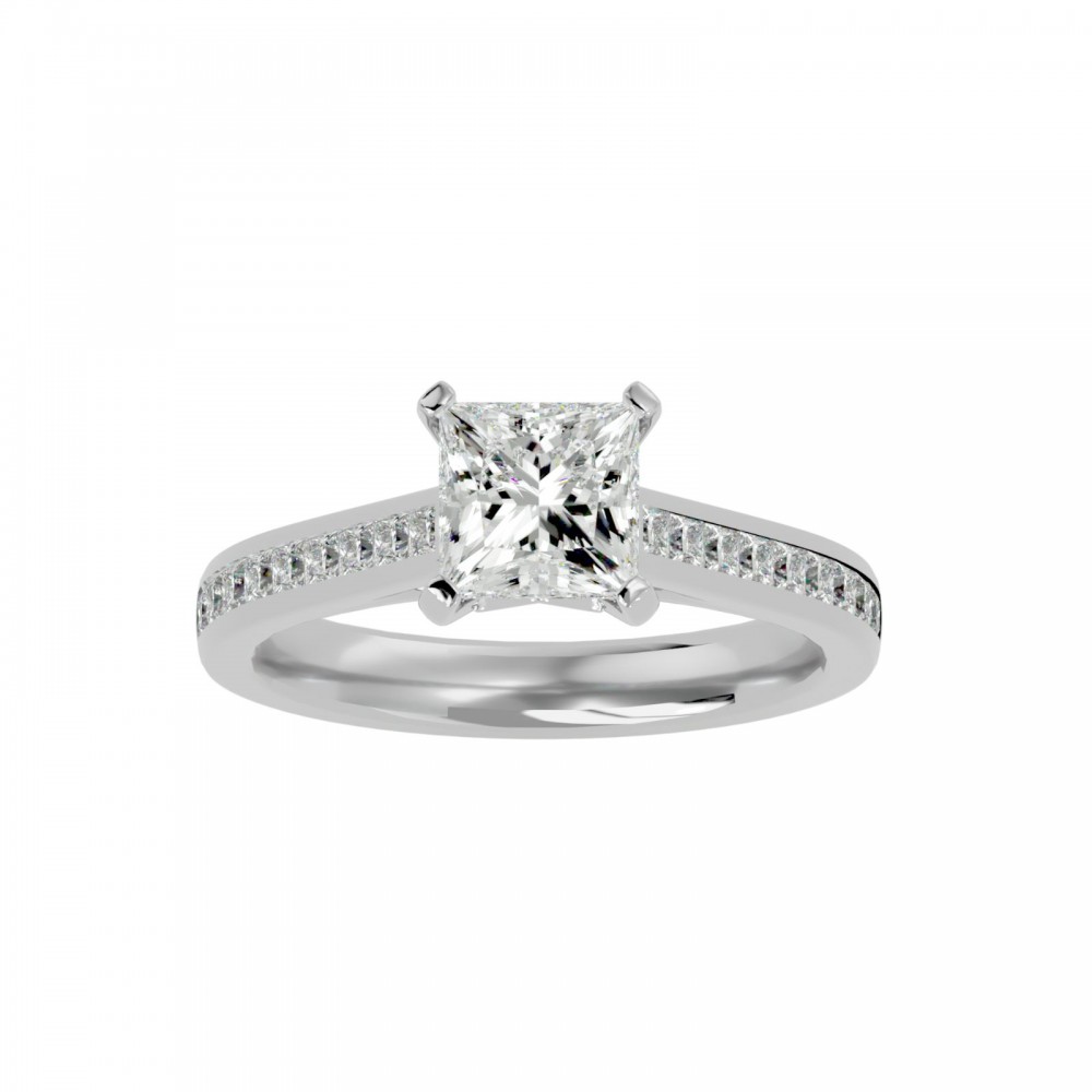 Crossing Princess Cut Diamonds Engagement Ring For Princess