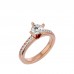 Favour Round Solitaire Diamond Engagement Ring For Her
