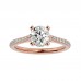 Vision Round Solitaire Engagement Ring For Her