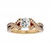 Conscious Round Cut Diamonds Women's Ring For Engagement