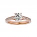 Tinypick Round Solitaire Engagement Ring For Her