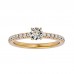 Designer's Choice Full Natural Diamonds Engagement Ring For Women