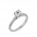 Ritz Round Cut Diamonds Women's Engagement Ring