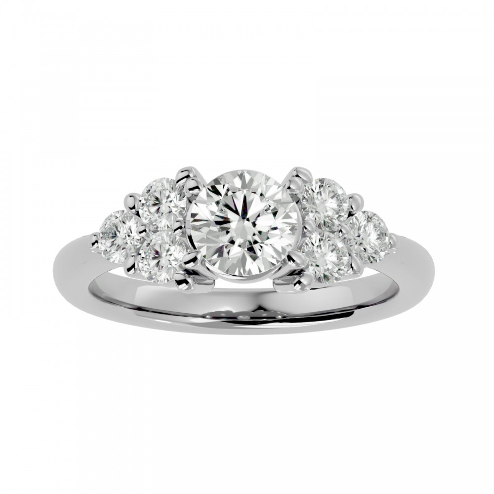 Central Solitaire Dimaond Ring