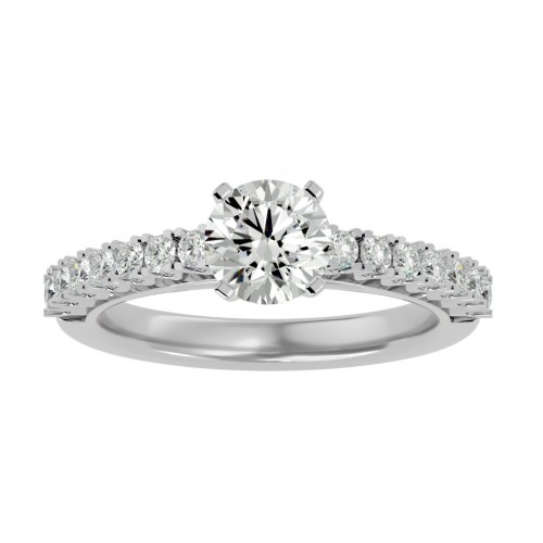 Priceless Round Shaped Diamond's Ring For Her