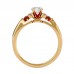 Ethan Engagement Ring With Pure Gold & Diamonds For Women