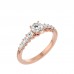 William Engagement Ring With White/Yellow/Rose Gold For Her