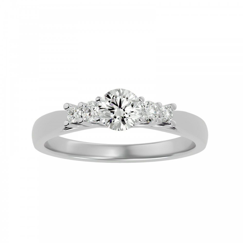 Julian Round Solitaire Engagement Ring For Women