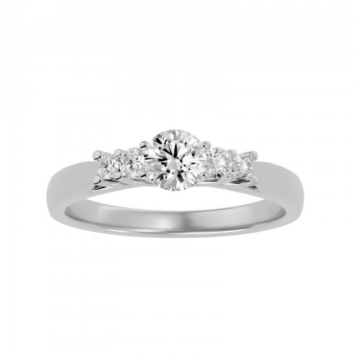 Julian Round Solitaire Engagement Ring For Women