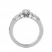 Kevin Round & Baguette Cut Diamonds Engagement Ring