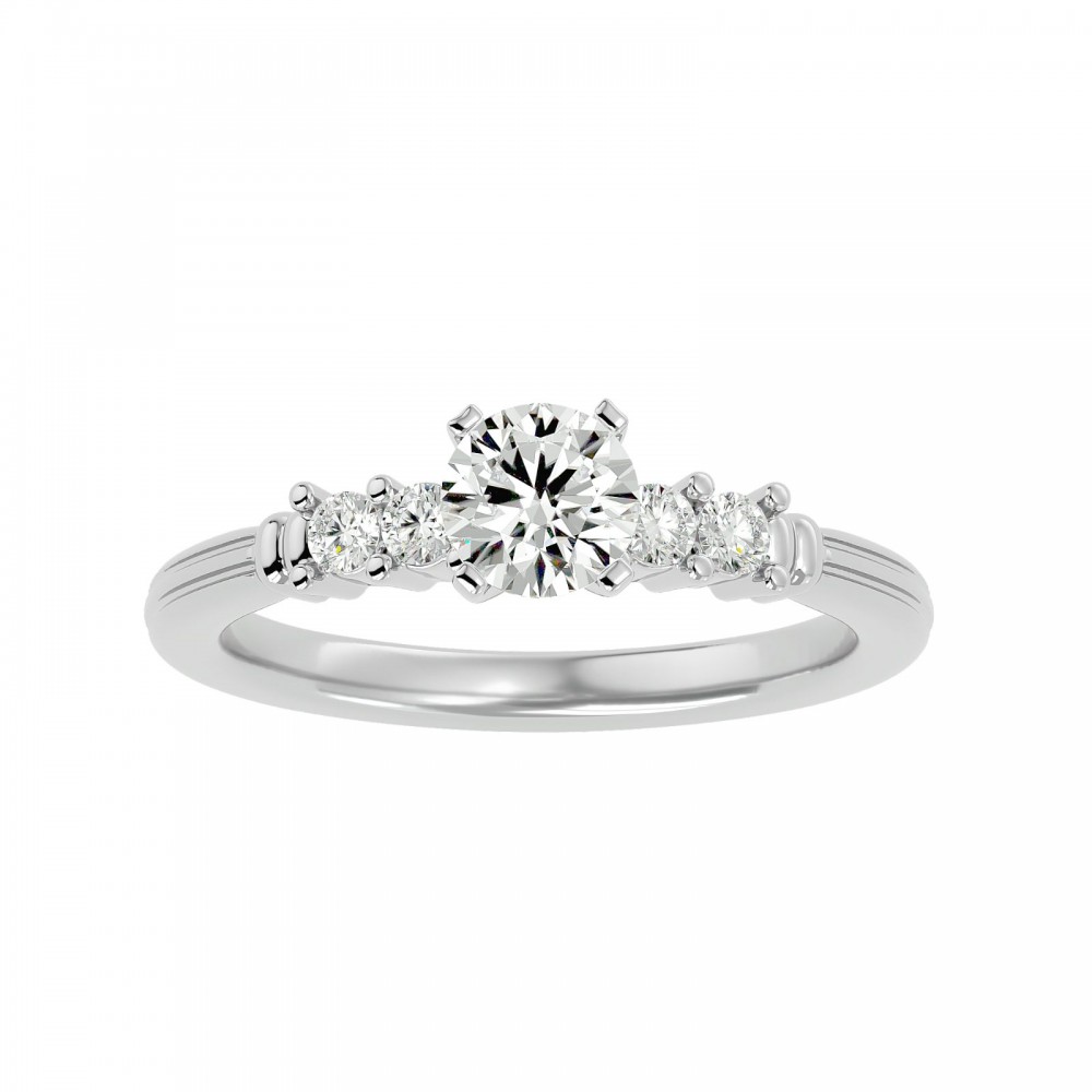 Victory Round Solitaire Diamond Ring
