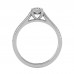 Roy Round Cut Diamond Women's Engagement Ring
