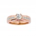 Micheal Round & Princess Cut Diamonds Engagement Ring