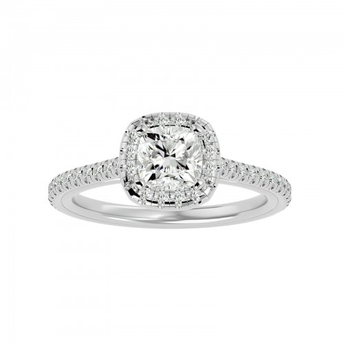 Jaxon Cushion Cut Diamond Engagement Ring