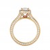 Lucy Cushion & Round Cut Diamonds Ring For Women