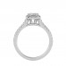 Brandon Emerald Cut Solitaire Diamond Ring