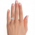 Ayden Emerald & Round Cut Diamonds Engagement Ring