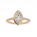 Tristan Marquise Shaped Solitaire Ring