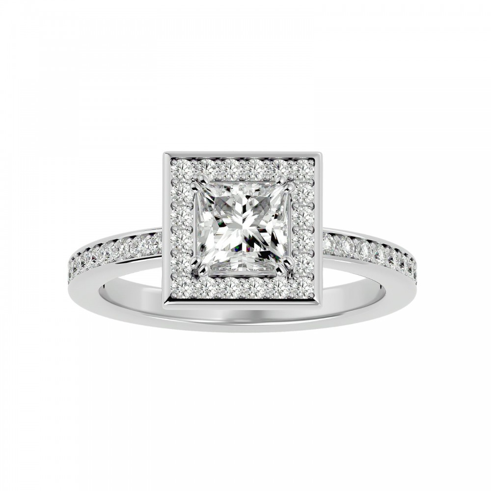 Damian Princess Cut Diamond Ring For Women