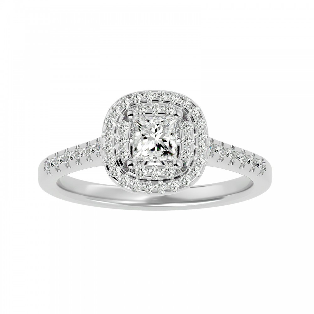 Derek Princess Solitaire Diamond Ring