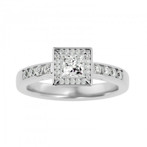 Travis Princess Shaped Engagement Ring
