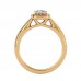 Devin Gold Diamond Ring For Her