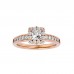 Shane Princess & Round Cut Diamond Engagement Ring