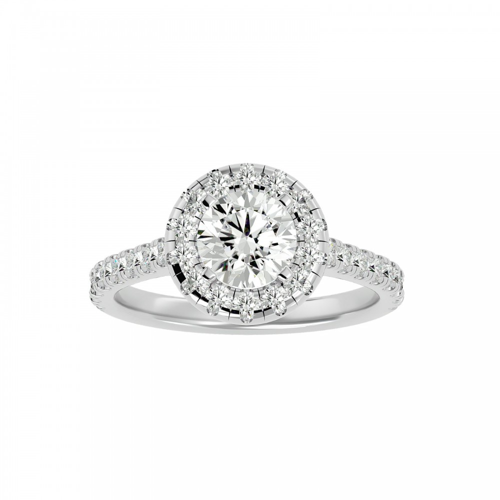 Aleah Round Solitaire Engagement Ring For Women