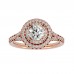 Albert Round Diamond Engagement Ring