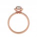 Julie Round Solitaire Engagement Ring