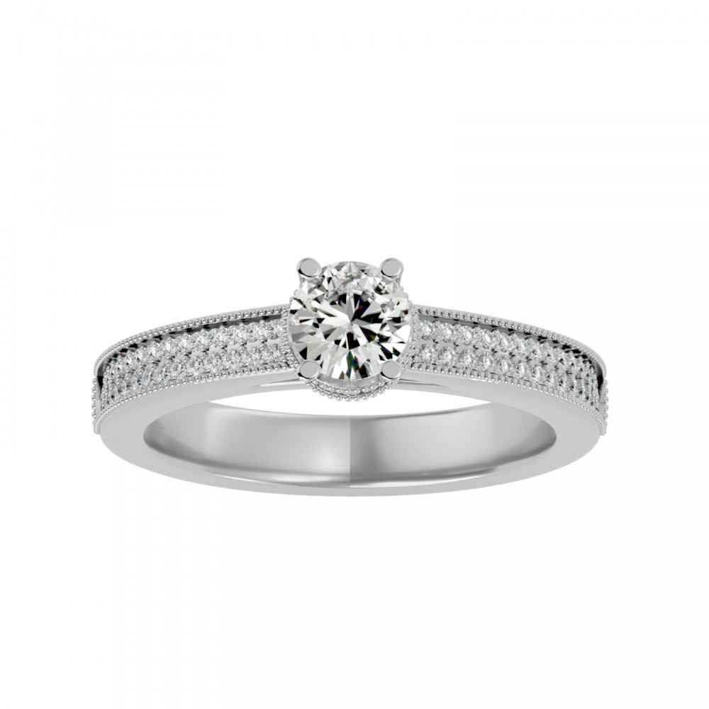 Aminah Solitaire Engagement Ring
