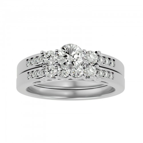 Morgan Dual Wedding Ring for Women