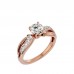 Willow Moissanite Solitaire Ring