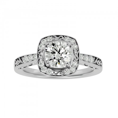Victor Halo Engagement Ring