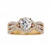 Anika 3 Line Diamond Engagement Ring
