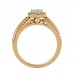 Sofia Halo Solitaire Diamond Ring