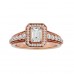 Isla Halo Engagement Ring for Ladies
