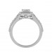 Isla Halo Engagement Ring for Ladies