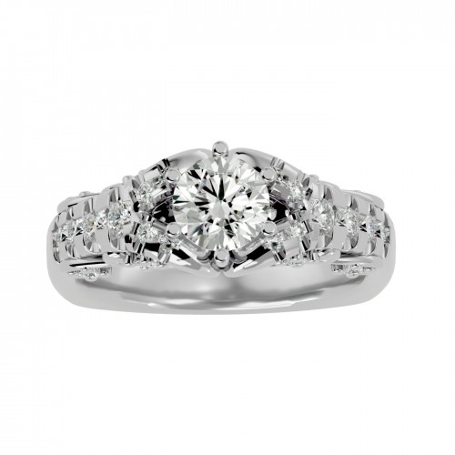 Lauren 6 Prong Holder Diamond Ring