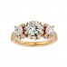 Wonderful 3 Stone Diamond Ring