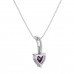 The Mystique Topaz November Birthstone Heart Necklace