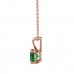 VVS Emerald May Birthstone Necklace