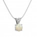 VVS Opal Octomber Birthstone Necklace