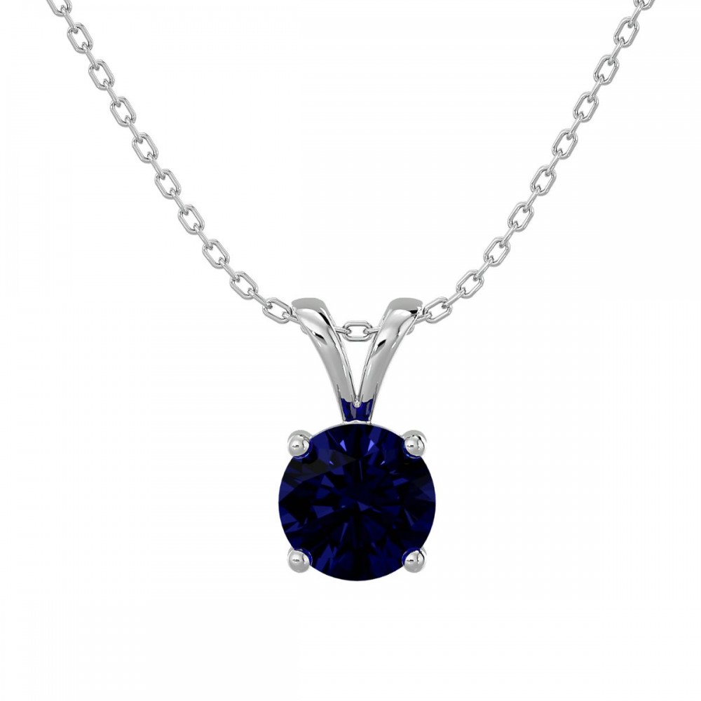 VVS Sapphire September Birthstone Necklace