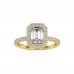 Chole Emerald Diamond Wedding ring
